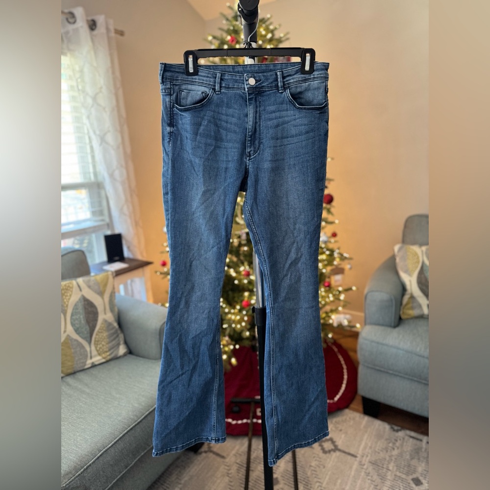 Classic Blue Flare Jeans for Women